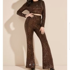 Guess by Marciano Sequin high waist pants